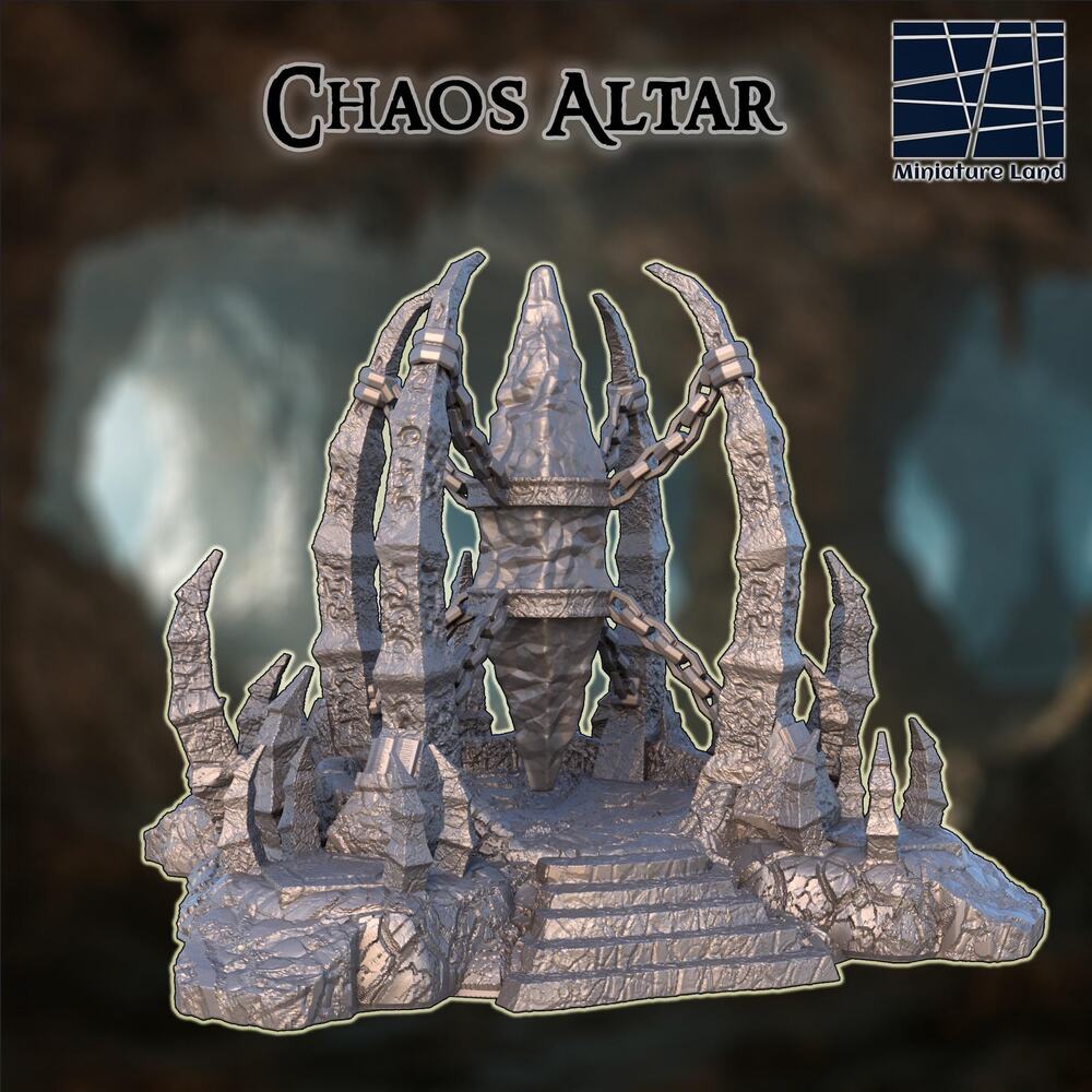 Chaos Altar Tabletop Terrain